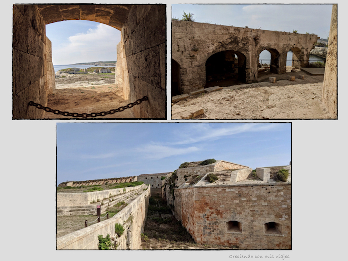 Murallas de la Fortaleza de la Mola - Fortaleza de la Mola, Es Grau y Es Castell
